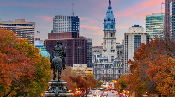 Photo of the Philadelphia skyline